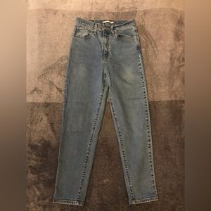 Levi’s high waisted taper jeans